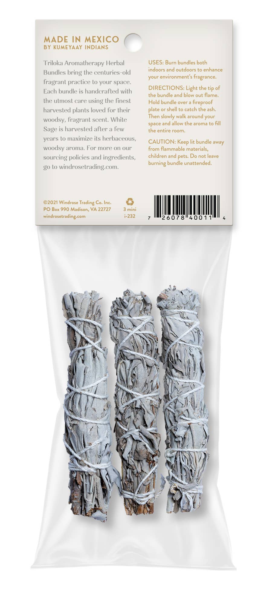 Triloka White Sage - Mini Herbal Bundle