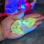 Firefly Petroleum Quartz Specimens Bulk UV Reactive Crystals: 5-9 Grams