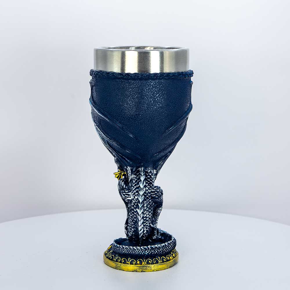 Stainless Steel Chalice - Medieval Dragon w/ Sword (Each): Medieval Dragon