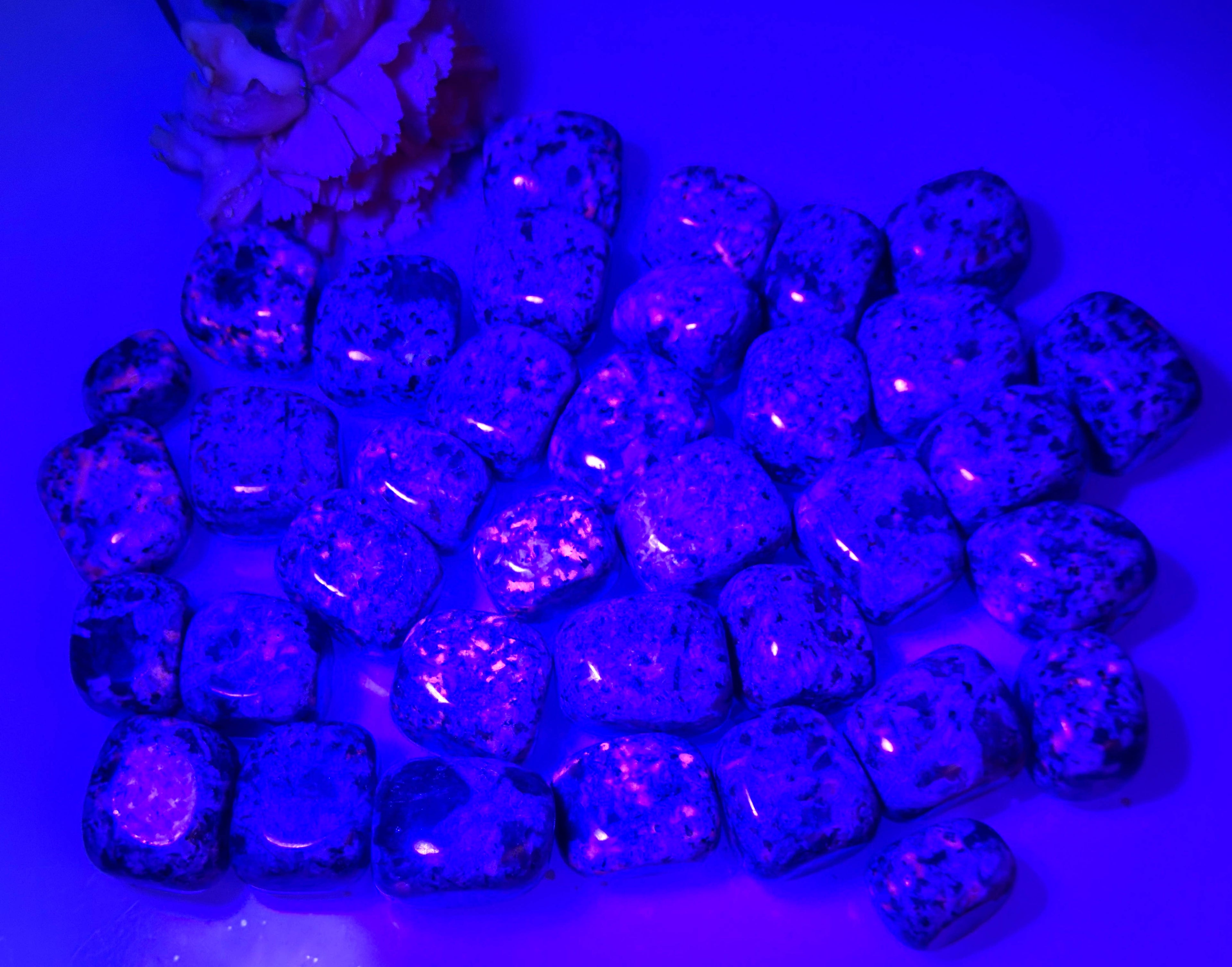 2 Lbs Natural Yooperlite aka Emberlite Tumble Crystal