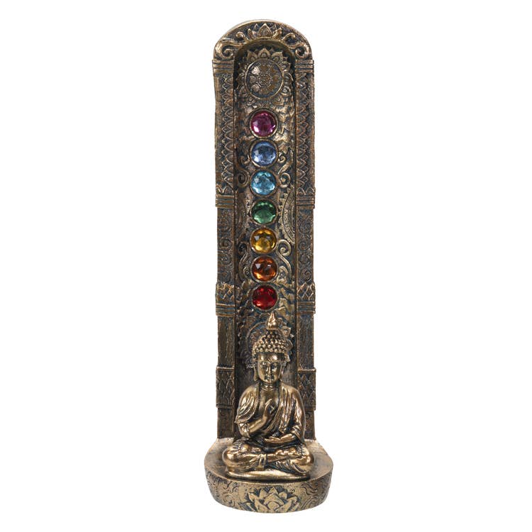 7 Chakra Meditation Buddha Incense Burner