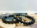 Natural Astrophyllite aka Arfvedsonite 8mm Stretch Bracelet