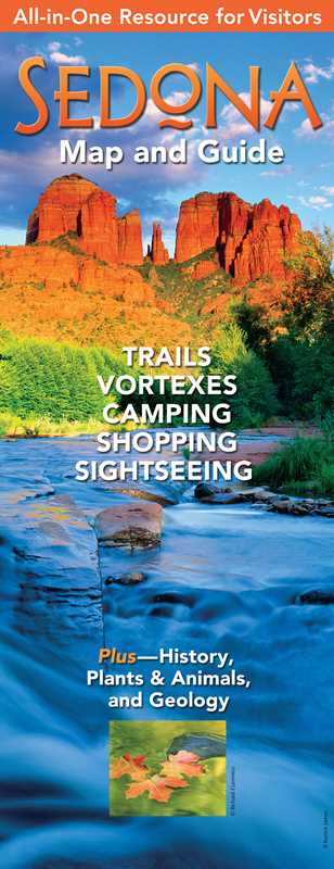 Sedona Map and Guide by Bronze Black: Paperback 1 pages / English