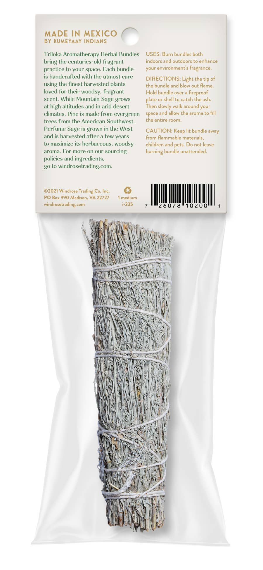 Triloka Mtn Sage, Pine, Perfume Sage - Medium Herbal Bundle