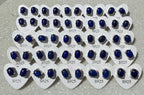 Lapis Lazuli Stud pair 6x8mm