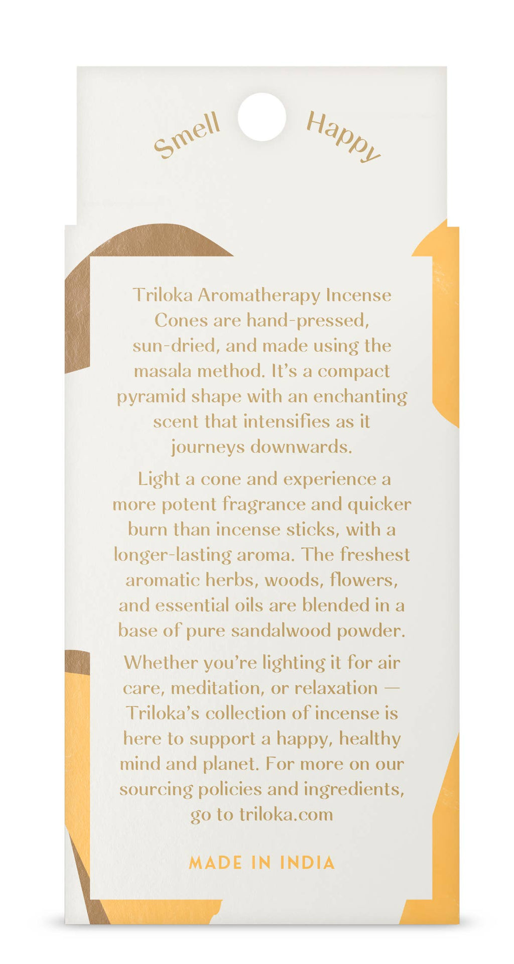 Triloka Cones Amber