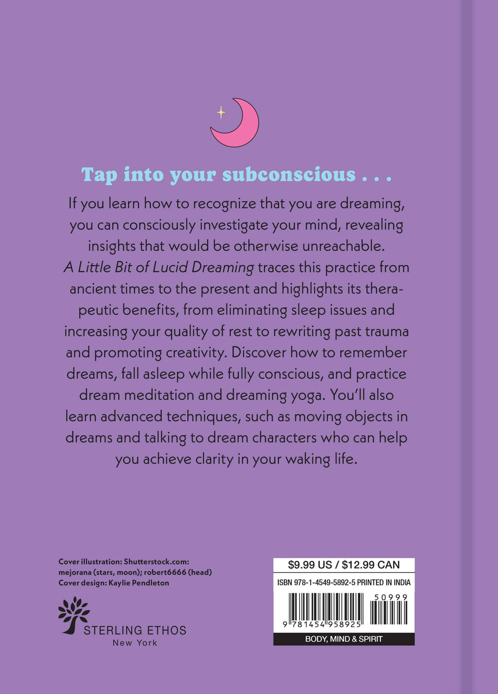 A Little Bit of Lucid Dreaming by Cyrena Lee: Hardcover