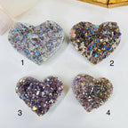 Angel Aura Amethyst Crystal Heart: 1