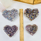 Angel Aura Amethyst Crystal Heart: 1