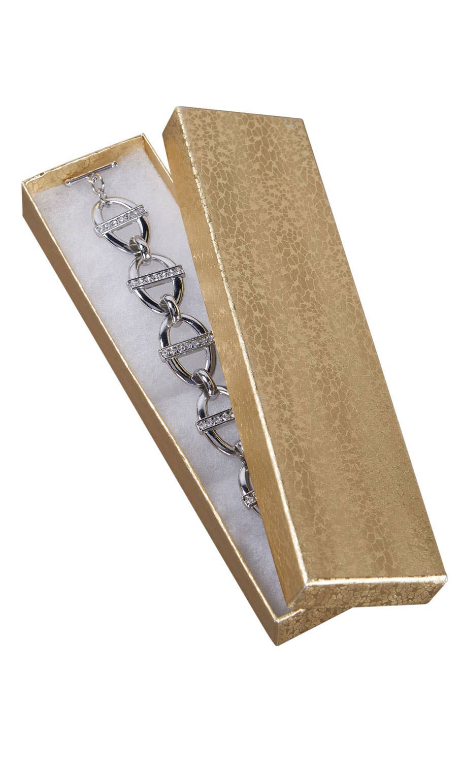 Cotton-Filled Jewelry Boxes: Kraft / Case of 100 / 5¼" × 3¾" × ⅞"
