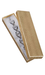 Cotton-Filled Jewelry Boxes: Kraft / Case of 100 / 5¼" × 3¾" × ⅞"