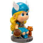 Polyresin Baby Viking Figurine - Freya (Each)
