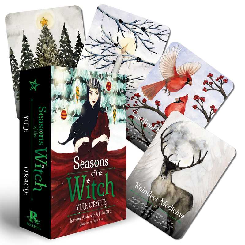 Seasons of the Witch: Yule Oracle by Lorriane Anderson: Flashcards 144 pages / English