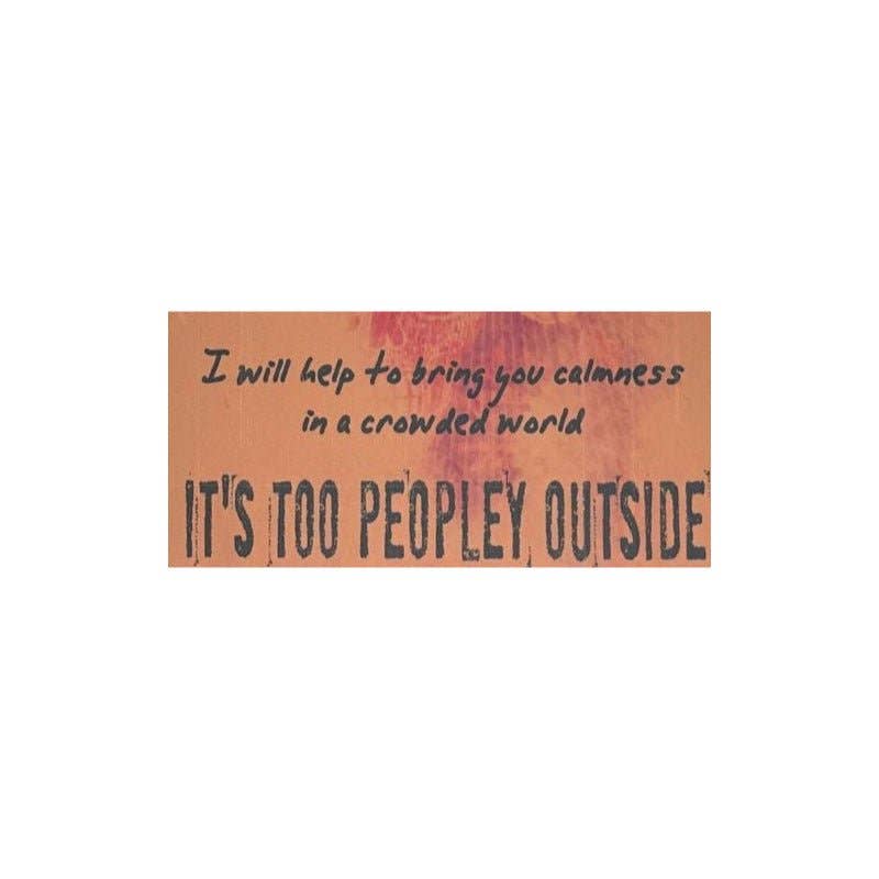 WVD-It's Too Peopley Outside - Watchover Voodoo Dolls - Keychain