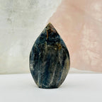Blue Kyanite Crystal Polished Cut Base Point - By Weight: 260-300g