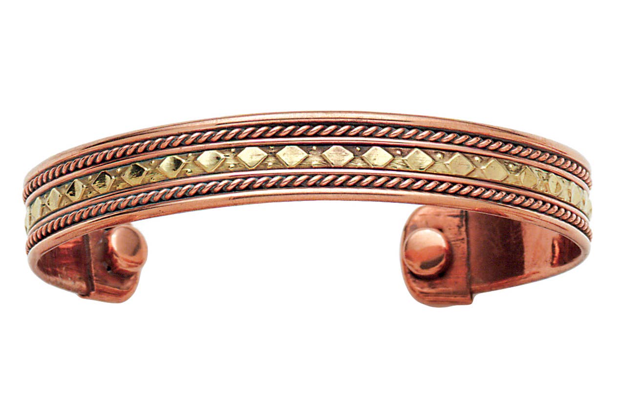 Copper & Brass w/Magnets Bracelet