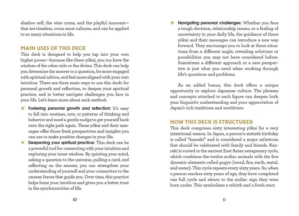 Yokai Oracle Deck by Thersa Matsuura