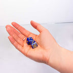 Gemstone Dice - Lapis (Pair): Lapis