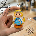 Polyresin Baby Viking Figurine - Frigg (Each)