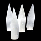 Selenite Crystal Tower Obelisk Point -Stone Generator