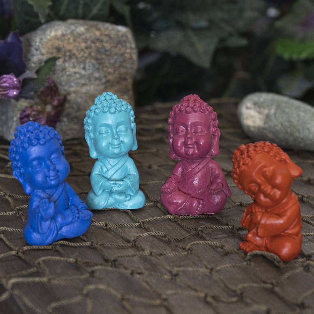 Colorful Little Buddha 4PC Set