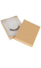 Cotton-Filled Jewelry Boxes: Kraft / Case of 100 / 5¼" × 3¾" × ⅞"