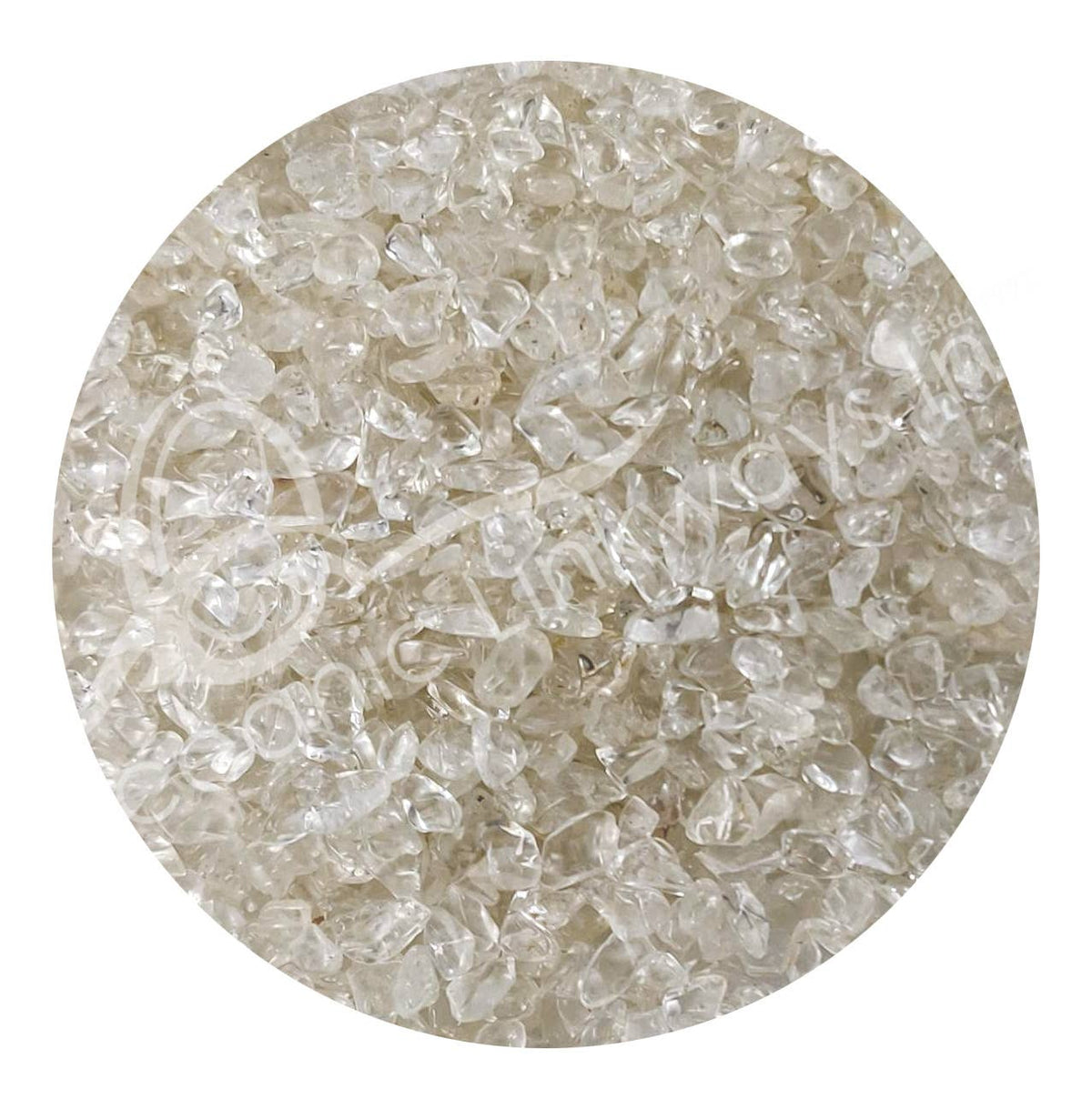 TUMBLED CHIPS - CRYSTAL QUARTZ 3-8 MM (KG)