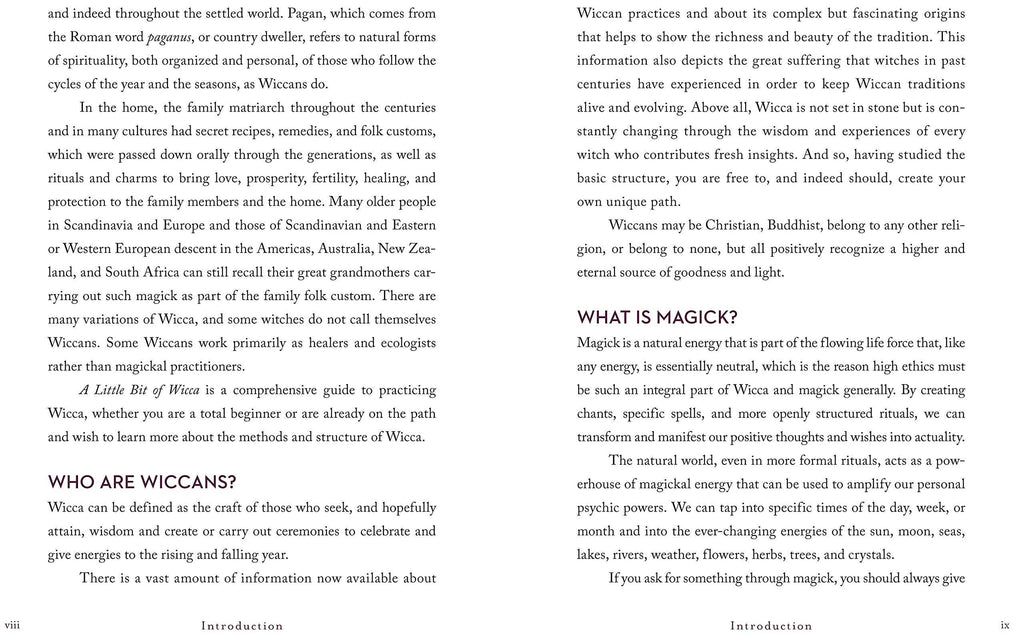 A Little Bit of Wicca by Cassandra Eason: Hardcover