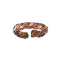 1/4" 3 Metal Braid Cuff Ring
