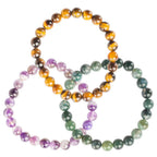 Men's 8mm Energy Bead Bracelet: Green Aventurine