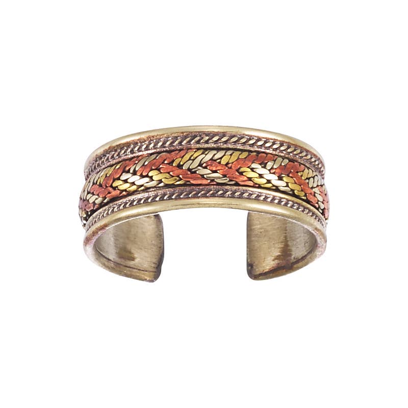 Copper/Brass Cuff Ring 1/4"