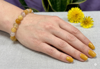 Natural Golden Healer 8mm Crystal Healing Stretch Bracelet