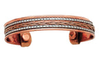 2 Metal Copper w/Magnets Bracelet