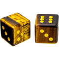 Gemstone Dice - Tiger Eye Pair