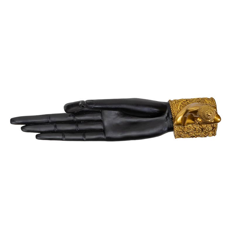 Golden Buddha Hand Incense Burner