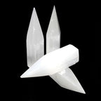 Selenite Crystal Tower Obelisk Point -Stone Generator