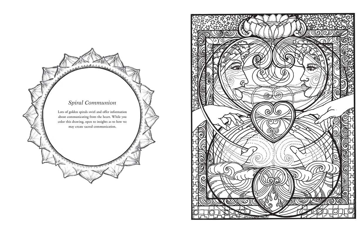 Sacred Geometry Coloring Book by Francene Hart: Paperback 96 pages / English