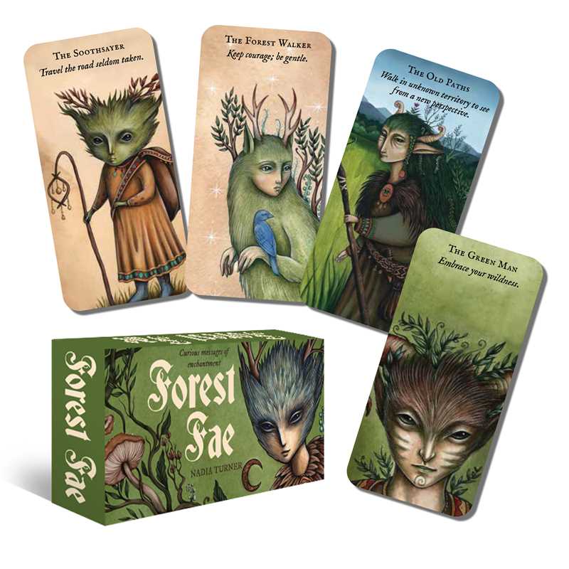Forest Fae by Nadia Turner: Flashcards 40 pages / English