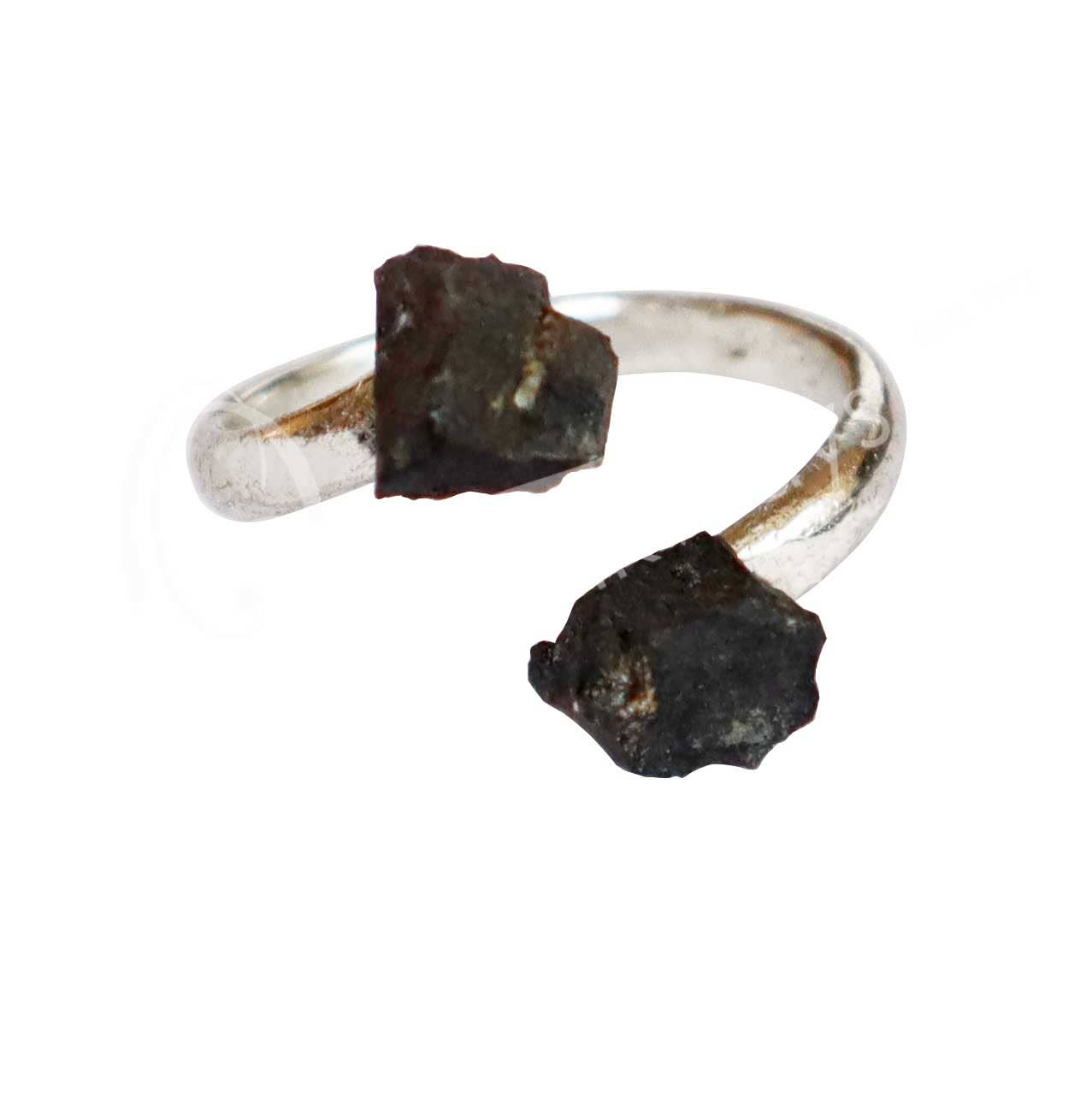 Ring - Shungite Metal Adjustable 20-22 mm Dia.
