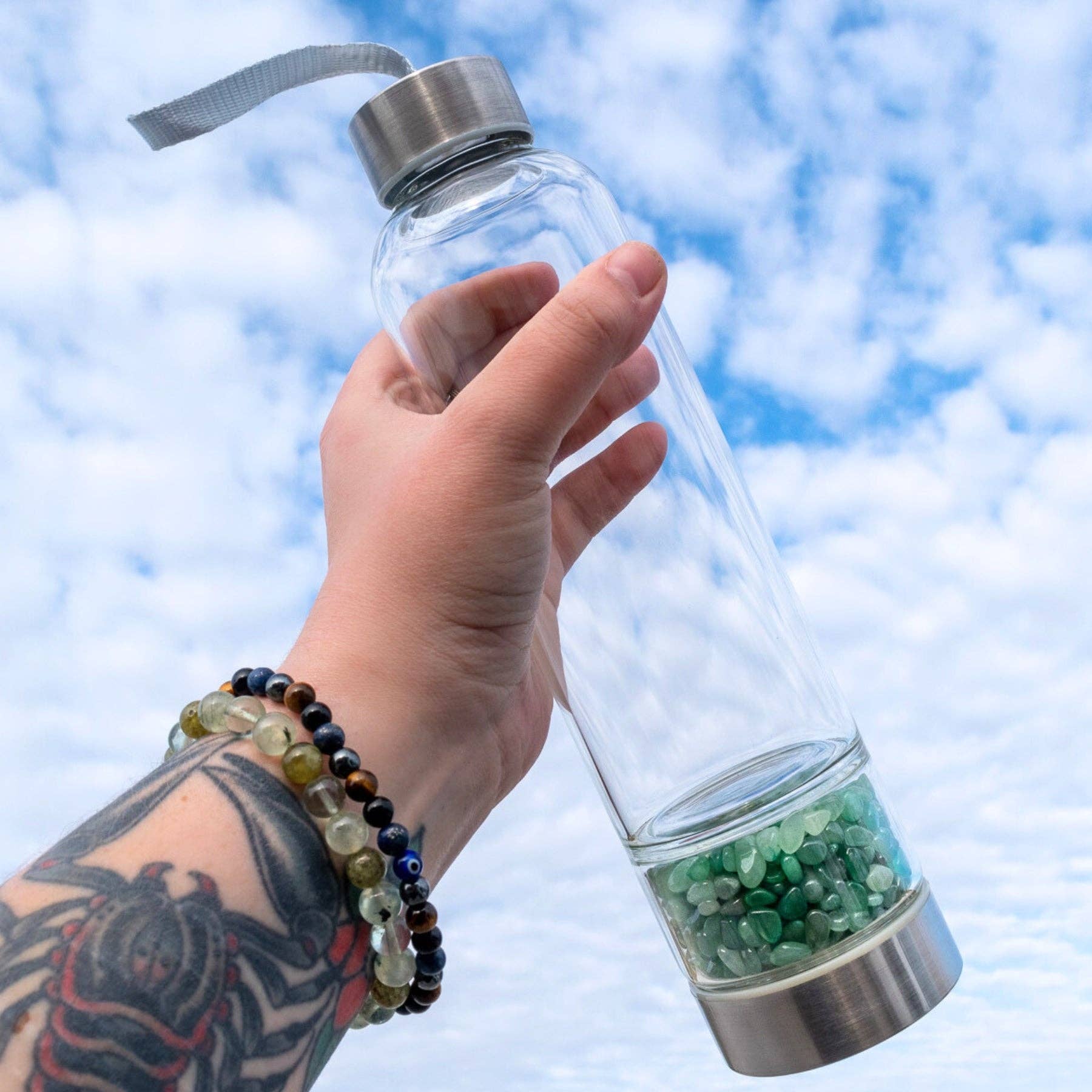 Crystal Water Bottle: Chakra
