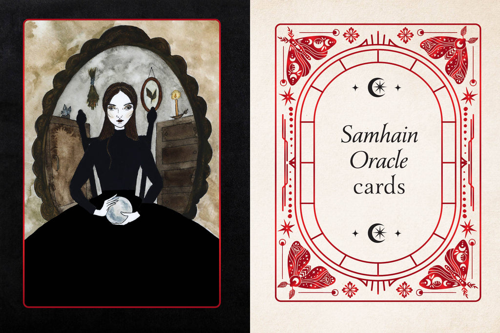 Seasons of the Witch: Samhain Oracle DELUXE EDITION by Lorriane Anderson: Flashcards 184 pages / English