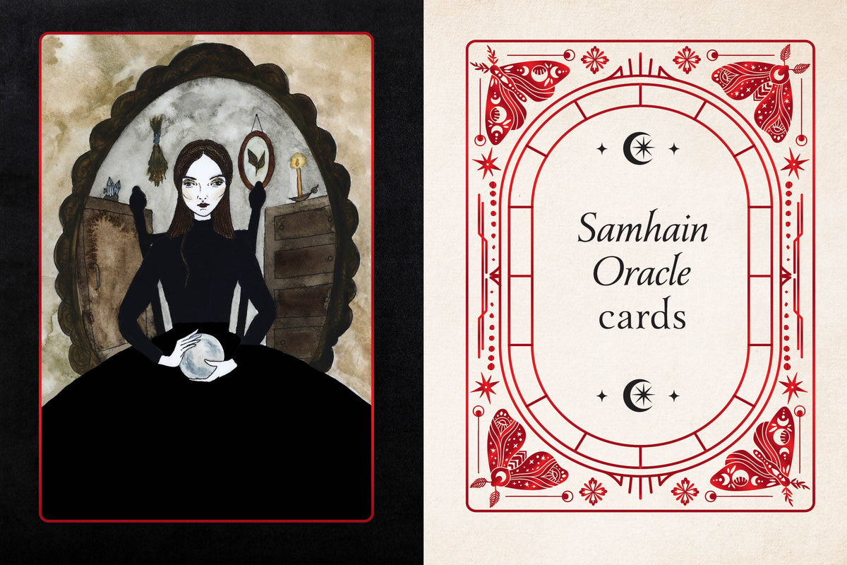 Seasons of the Witch: Samhain Oracle DELUXE EDITION by Lorriane Anderson: Flashcards 184 pages / English