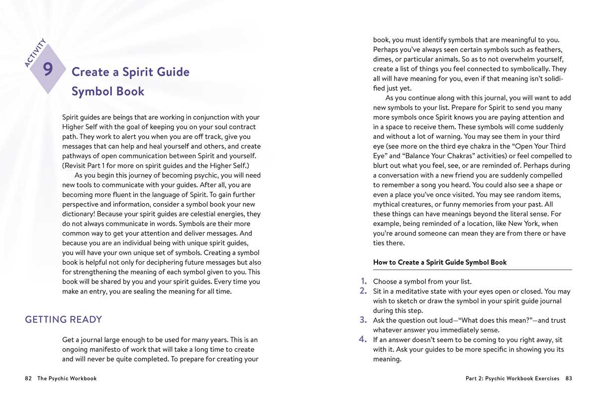 Psychic Workbook by Mystic Michaela: Paperback 256 pages / English