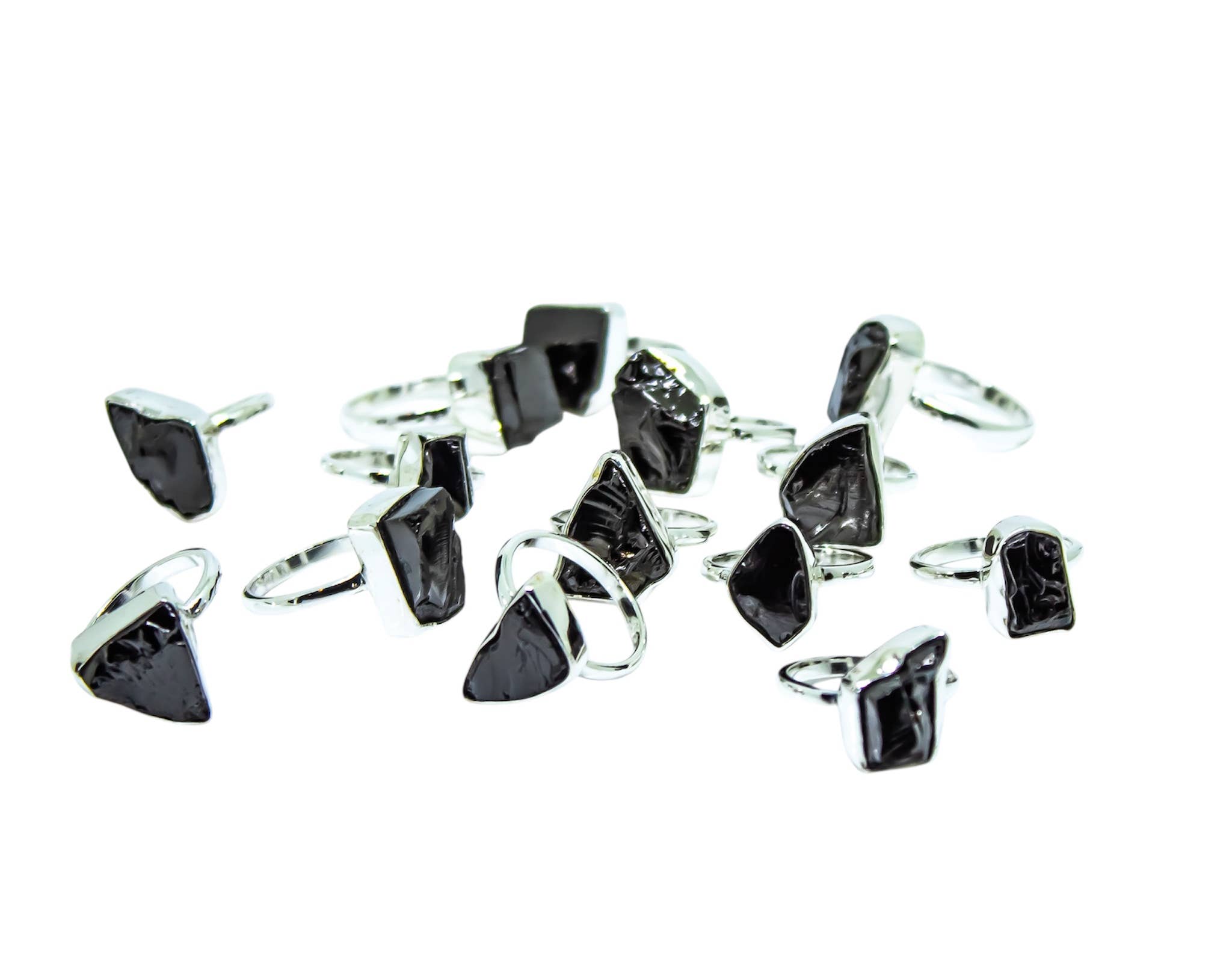 Shungite Elite Sterling Silver Ring Size 6 7 8: 6