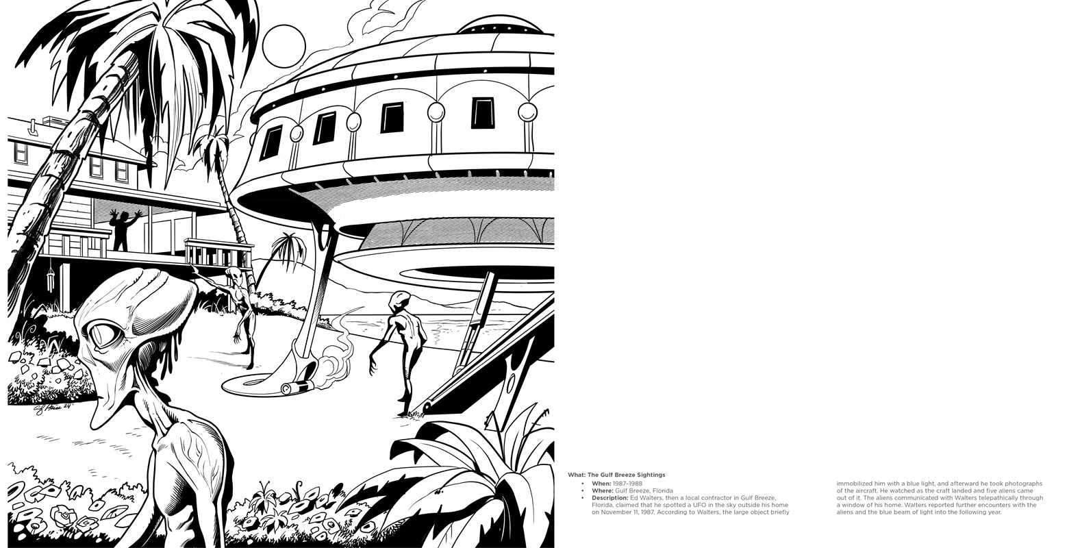 Alien Encounters Coloring Book by: Paperback 64 pages / English