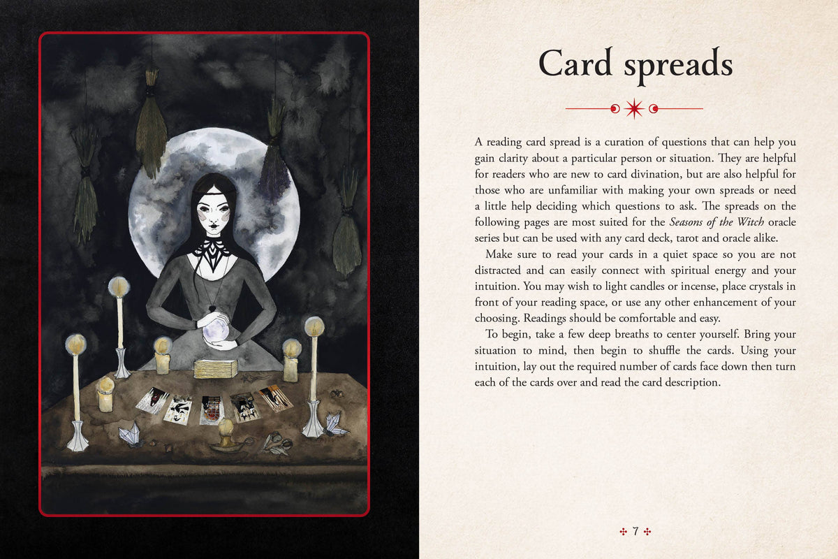 Seasons of the Witch: Samhain Oracle DELUXE EDITION by Lorriane Anderson: Flashcards 184 pages / English