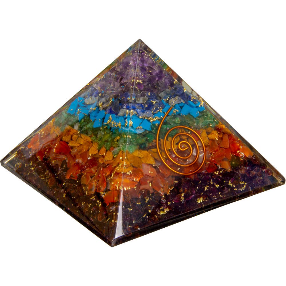 7 Chakras Orgone Pyramid (Each)