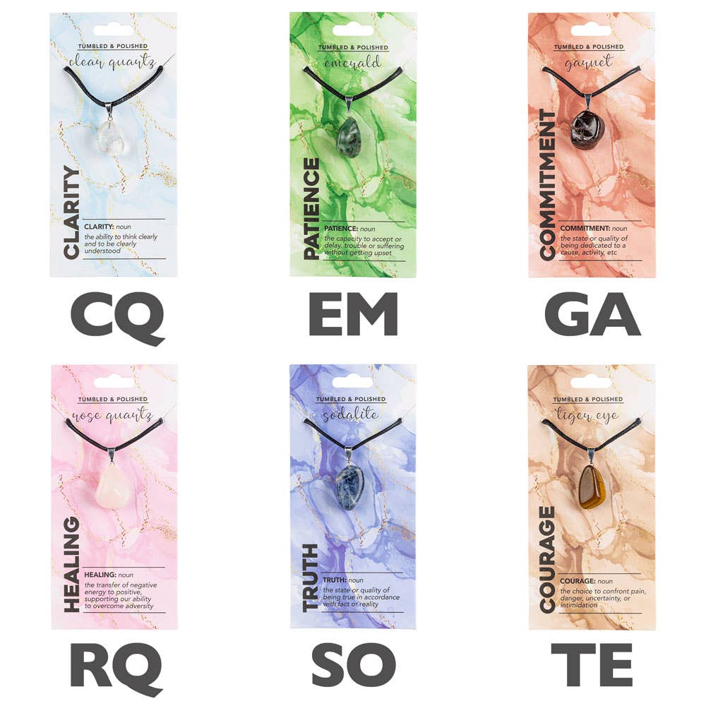 Polished Tumbled Pendants: AMETHYST