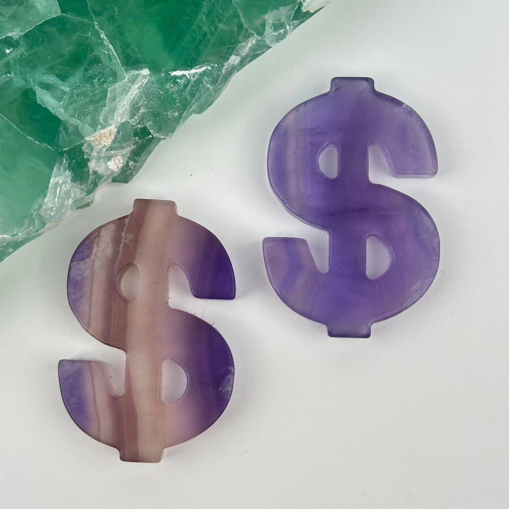 Gemstone Crystal Money Symbol: Rose Quartz