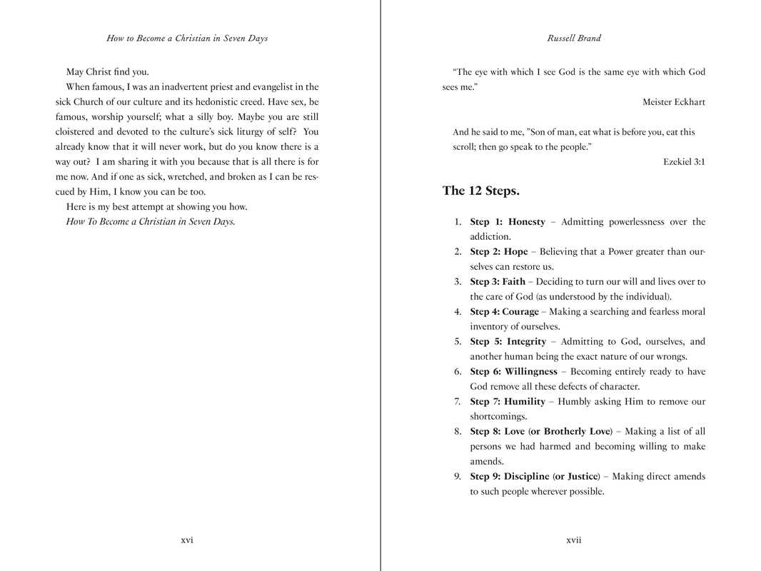 How to Become a Christian in Seven Days* by Russell Brand: Hardcover 192 pages / English